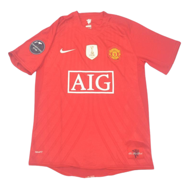 Camisa Manchester United Home 07/09 - Versão Retrô