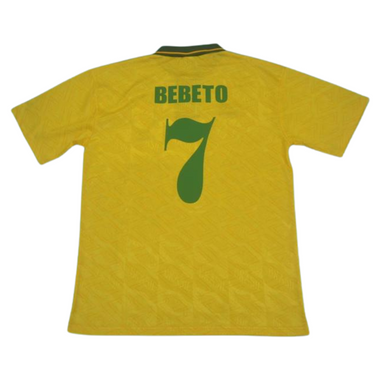 Camisa Retrô Brasil Home 91/93 "Bebeto" N°.7