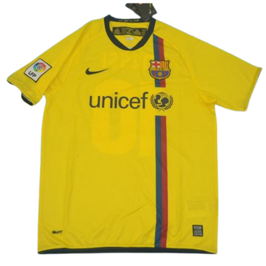Camisa Barcelona Away 08/09 - Versão Retrô "Messi" Nº 10
