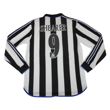 Camisa Newcastle United Manga Longa 99/00 - Versão Retrô "Shearer" Nº 9