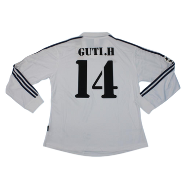 Camisa Real Madrid UCL Final Home 2002 - Versão Retrô "Guti" Nº 14