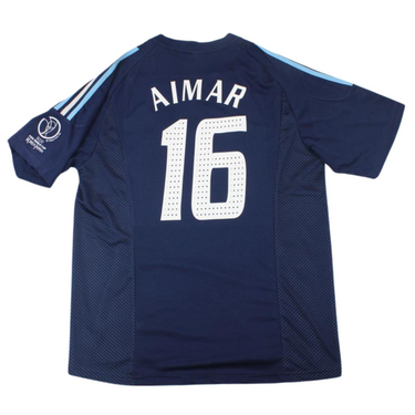 Camisa Retrô Argentina Away Weltmeisterschaft Versão 2002 "Aimar" N°.16