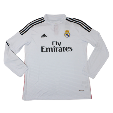 Camisa Real Madrid Manga Longa Home 14/15 - Versão Retrô