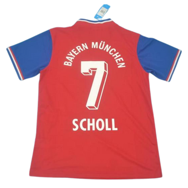 Camisa Bayern de Munique Home 93/95 - Versão Retrô "Scholl" N° 7