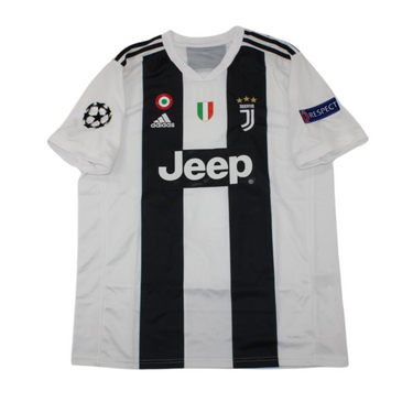 Camisa Retrô Juventus Home UCL Versão 18/19 "Cristiano Ronaldo" N°7