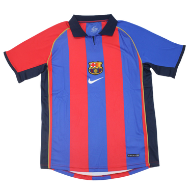 Camisa Barcelona Home 01/02 - Versão Retrô "Luis Enrique" Nº 21