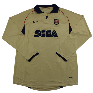 Camisa Arsenal Manga Longa Away 01/02 - Versão Retrô