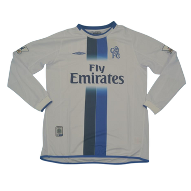 Camisa Chelsea Manga Longa 03/05 - Versão Retrô "Makelele" Nº 4