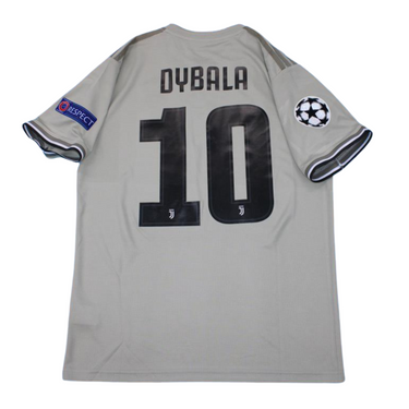 Camisa Retrô Juventus Away  UCL Versão 19/20 "Dybala" N°.10