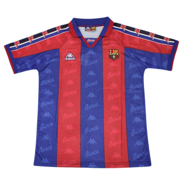 Camisa Barcelona Home 96/97 - Versão Retrô "Ronaldo" Nº 9