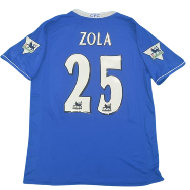 Camisa Chelsea Home 03/05 - Versão Retrô "Zola" Nº 25