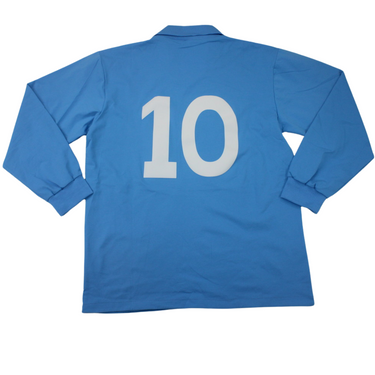 Camisa Napoli Manga Longa Home 86/87 - Versão Retrô Nº 10