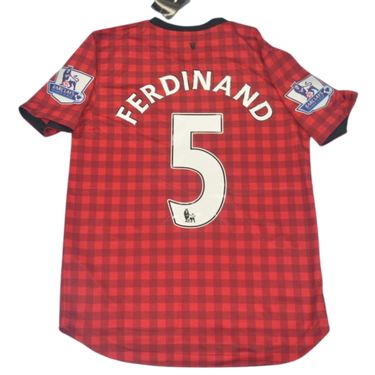 Camisa Manchester United Home 12/13 - Versão Retrô "Ferdinand" Nº 5