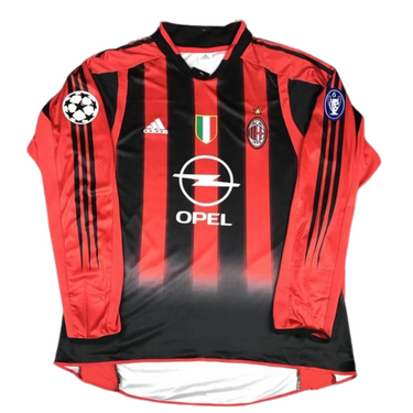 Camisa Milan Manga Longa 04/05 - Versão Retrô "Kaka" Nº 22