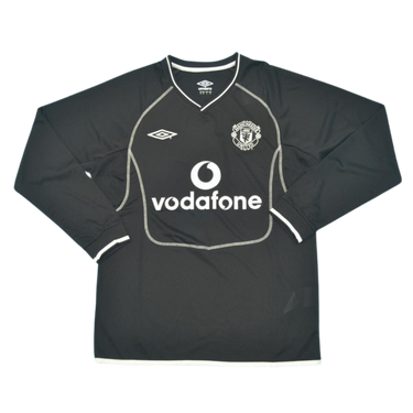 Camisa Manchester United Manga Longa 00/01 - Versão Retrô "Barthez" Nº 1