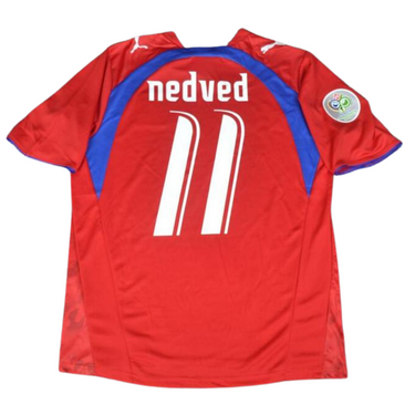 Camisa Retrô Rep Tcheca Home 2006 "Nedved" N°11