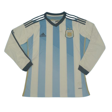 Camisa Argentina Manga Longa Home 2014 - Versão Retrô