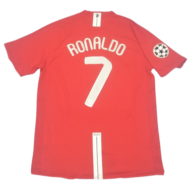 Camisa Manchester United UCL Final 07/08 - Versão Retrô "Cristiano Ronaldo" Nº 7