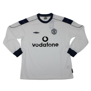 Camisa Manchester United Manga Longa Away 99/00 - Versão Retrô