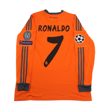 Camisa Real Madrid Manga Longa 13/14 - Versão Retrô "Cristiano Ronaldo" Nº 7