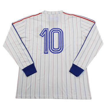 Camisa França Manga Longa Away 1981 - Versão Retrô Nº 10
