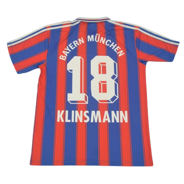 Camisa Bayern de Munique Home 95/97 - Versão Retrô "Klinsmann" N° 18