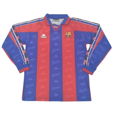 Camisa Barcelona Manga Longa Home 97/98 - Versão Retrô