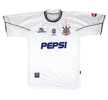 Camisa Corinthians Home 2000 - Versão Retrô