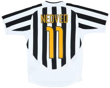 Camisa Juventus Home 03/04 - Versão Retrô "Nedved" Nº 11