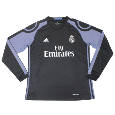 Camisa Real Madrid Manga Longa 16/17 - Versão Retrô