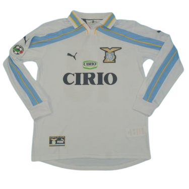 Camisa Lazio Manga Longa 99/00 - Versão Retrô "Nedved" Nº 18