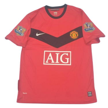 Camisa Manchester United Home 09/10 - Versão Retrô "Valencia" Nº 25