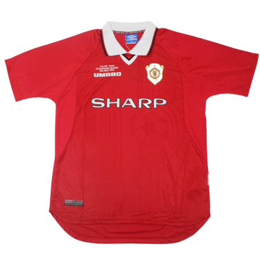 Camisa Manchester United UCL Final 1999 - Versão Retrô