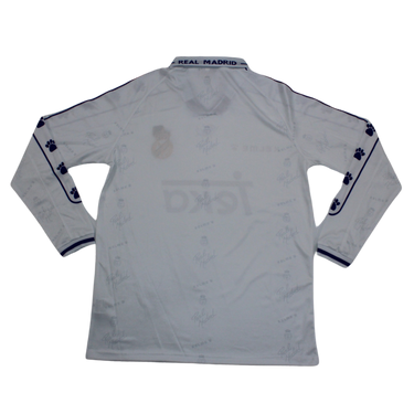Camisa Real Madrid Manga Longa Home 94/96 - Versão Retrô