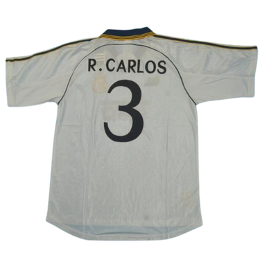 Camisa Real Madrid Home 98/00 - Versão Retrô "R.Carlos" Nº 3