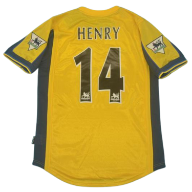 Camisa Arsenal Away 00/01 - Versão Retrô "Henry" Nº 14