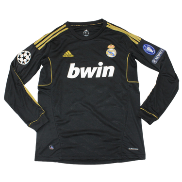 Camisa Real Madrid Manga Longa Away 11/12 - Versão Retrô
