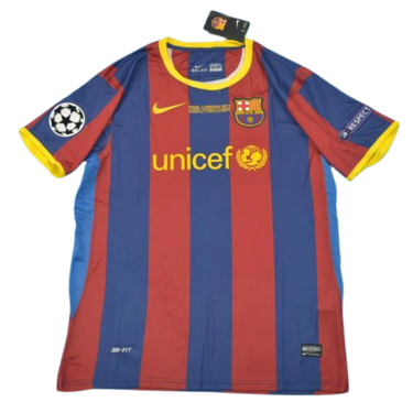 Camisa Barcelona UCL Final 2011 - Versão Retrô