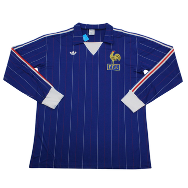 Camisa França Manga Longa Home 1980 - Versão Retrô