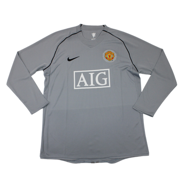 Camisa Manchester United Manga Longa Away 07/08 - Versão Retrô