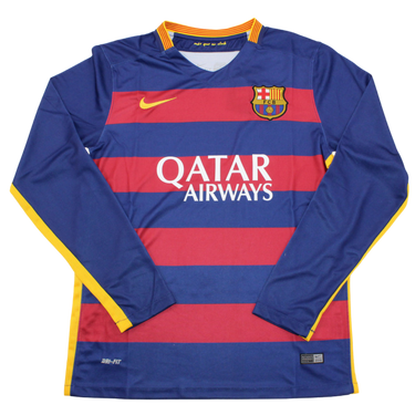 Camisa Barcelona Manga Longa 15/16 - Versão Retrô "Neymar Jr" Nº 11