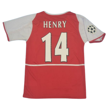 Camisa Arsenal Home 02/04 - Versão Retrô "Henry" Nº 14