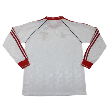 Camisa Manchester United Manga Longa Away 90/91 - Versão Retrô