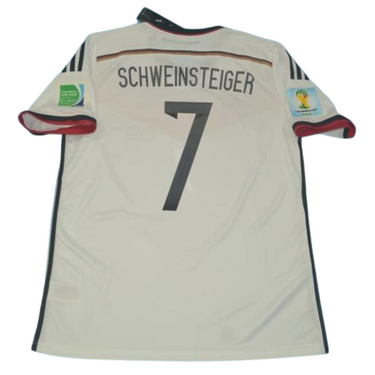 Camisa Retrô Alemanha Home Copa do Mundo Finale Versão 2014 "Schweinsteiger" N°.7