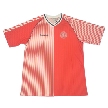 Camisa Dinamarca Home 1986 - Versão Retrô "M.Laudrup" N° 11