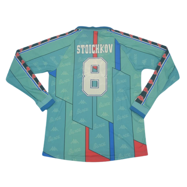 Camisa Barcelona Manga Longa 96/97 - Versão Retrô "Stoichkov" Nº 8