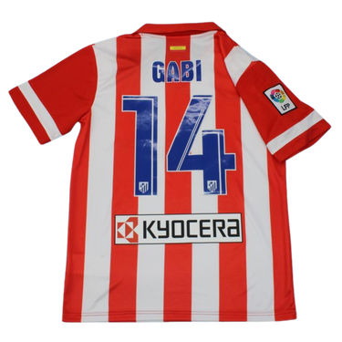 Camisa Atlético de Madrid Home 13/14 - Versão Retrô "Gabi" Nº 14