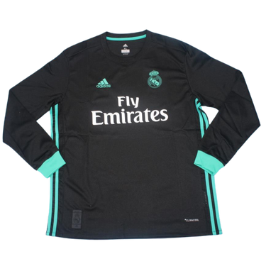 Camisa Real Madrid Manga Longa Away 17/18 - Versão Retrô