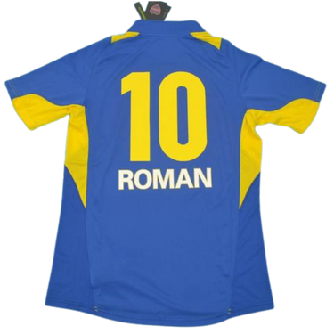 Camisa Boca Juniors Home 2005 - Versão Retrô "Roman" N° 10