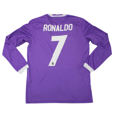 Camisa Real Madrid Manga Longa 16/17 - Versão Retrô "Cristiano Ronaldo" Nº 7
